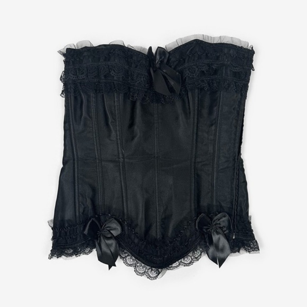 Unbranded Lace-Up Corset Top Size‎ S Gothic Burlesque Costume Dark Romantic